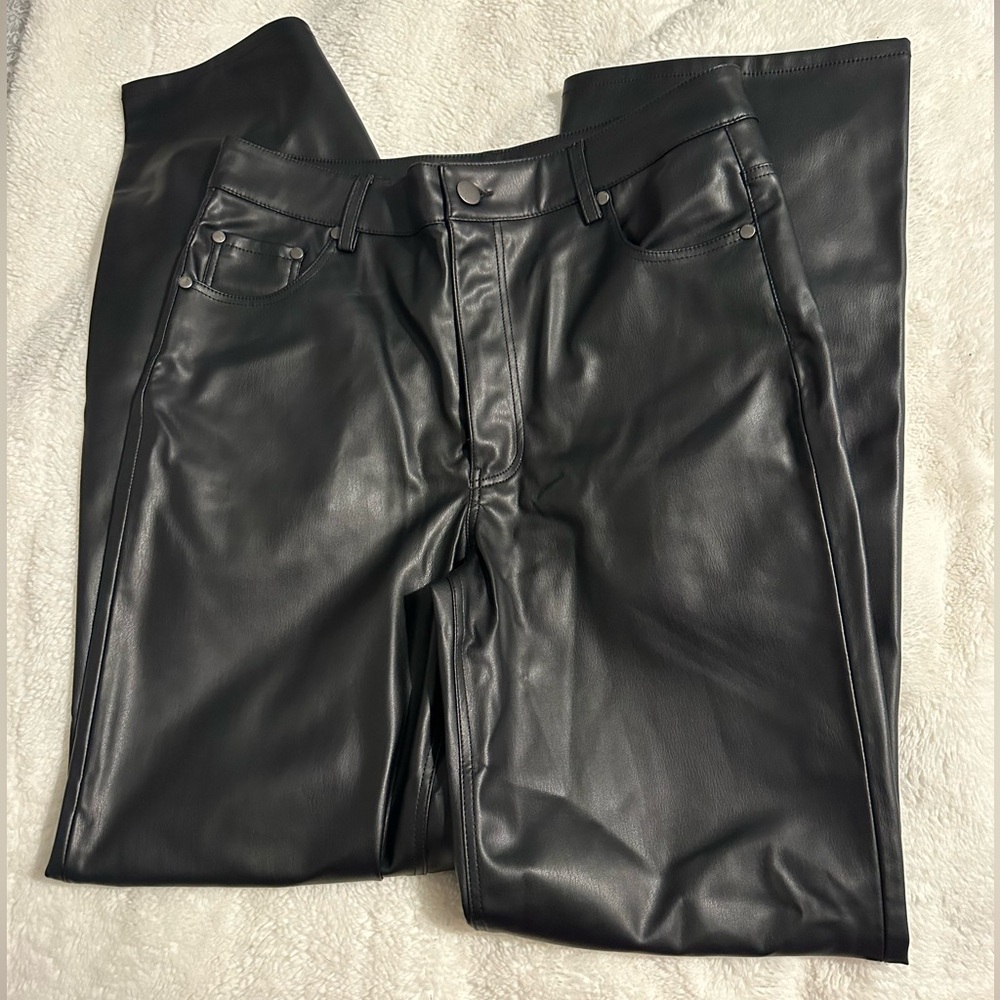 Zara Faux Leather Pants